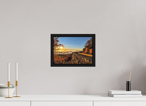 11.6 x 8″, Floater Frame Black - Matte Acrylic Above the Clouds