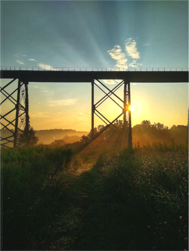 Main image Sunrise through Moodna Viaduct